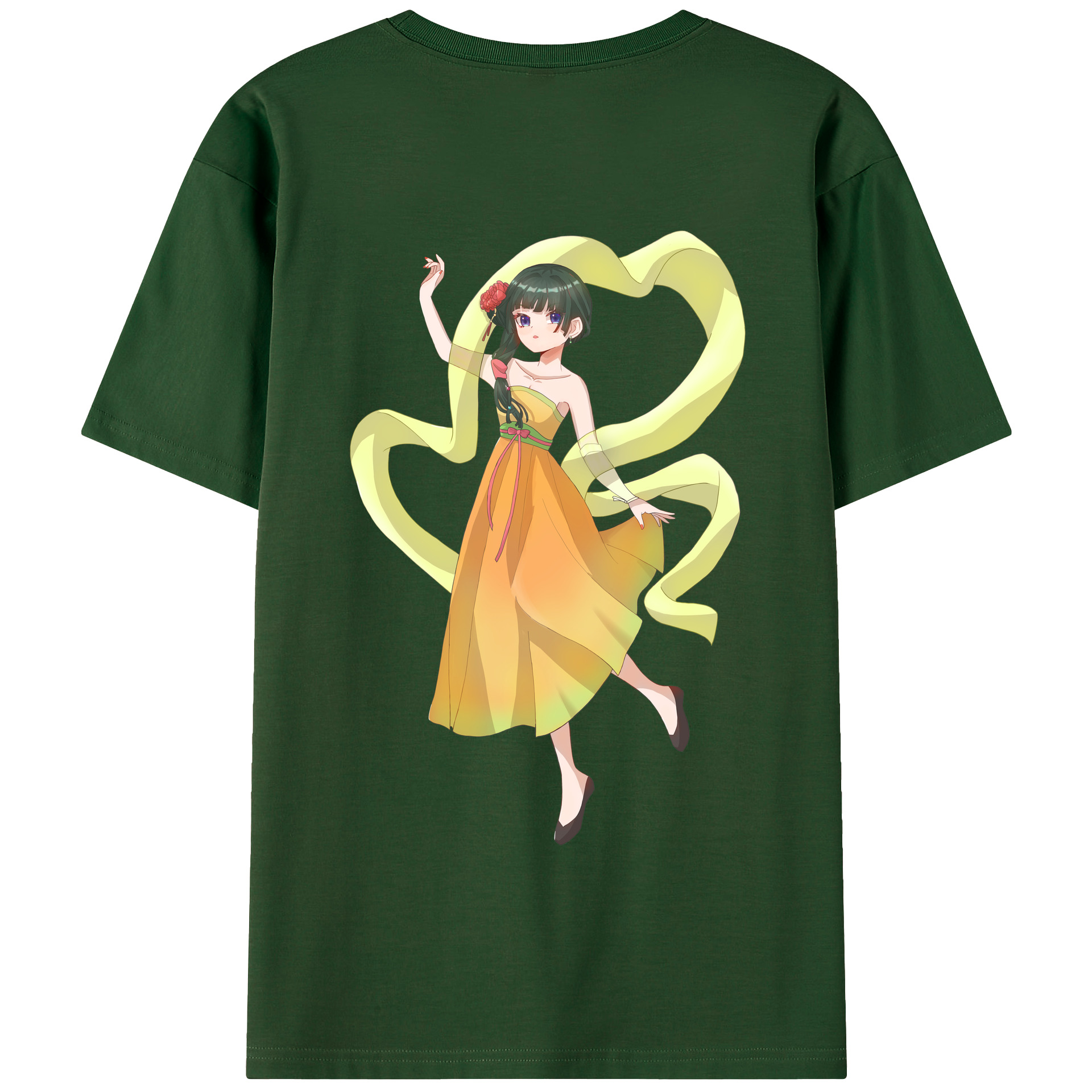（画像用） 薬屋のひとりごと The Apothecary Diaries 綿100％半袖Tシャツ（背面プリント）